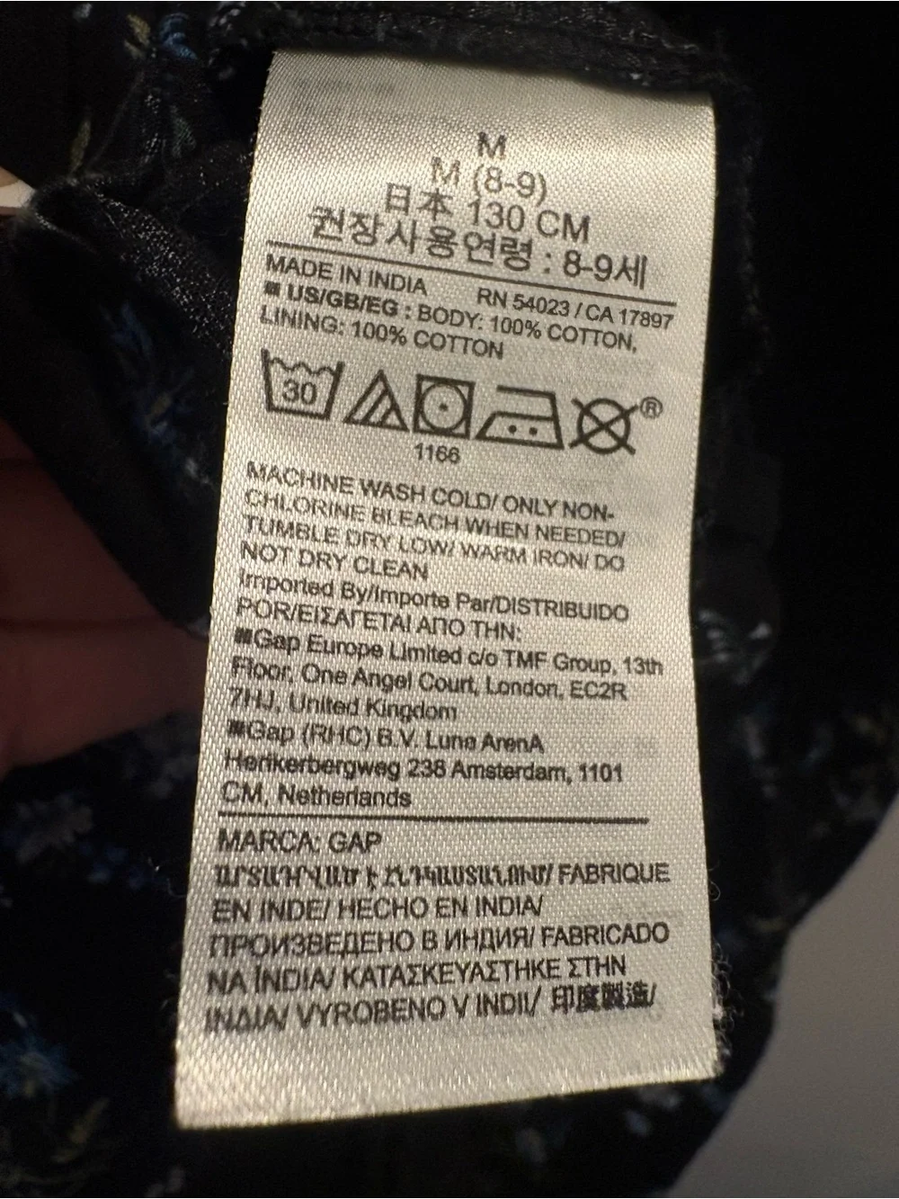 GAP girls dress